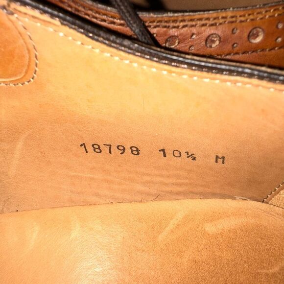 MAGNANNI Tormo Cognac Leather Wingtip Derby Shoe - Picture 11 of 11